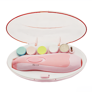 Reddot 紅點生活 LED電動拋光磨甲器組, 1組, 米妮婭粉