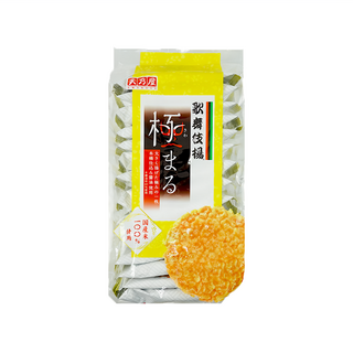 AMANOYA 天乃屋 15枚歌舞伎揚米果 綜合米果內有醬油米果、花生揚米果、麻花米果、海苔卷米果、蝦仙貝, 382g, 1袋