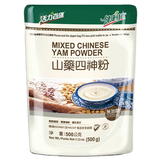 活力百匯 山藥四神粉, 500公克, 無加糖, 500g, 1入, 1包