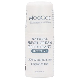 MOOGOO 天然草本體香劑 低敏無香, 60ml, 1瓶