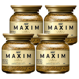 AGF MAXIM 咖啡粉, 80g, 1入, 4罐