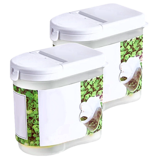 蔥花保鮮盒，10.3cm x 10.3cm x 6.5cm，PP材質, 2個, 1組