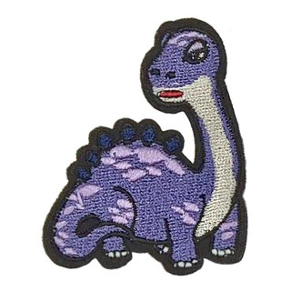 刺繡貼紙 紫腕龍 行李箱/包包/手機殼裝飾, 1張