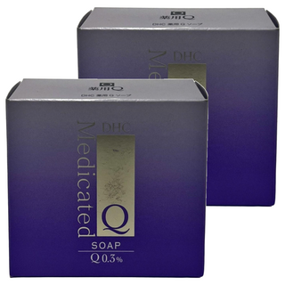DHC Q10晶妍皂, 飽滿Q10 豐富泡沫, 洗出嬌嫩不緊繃的柔滑膚觸, 100g, 2個