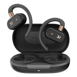 XROUND TREK 自適應開放式耳機, 黑色