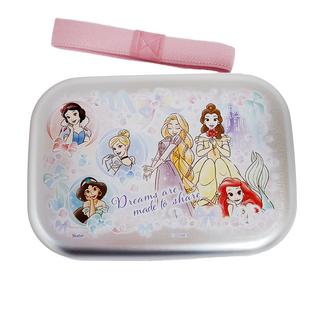 Skater 金屬鋁蒸飯盒/便當盒 370ml, 迪士尼公主, 1個
