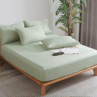 artis 雅緹絲寢具 親膚柔軟吸濕排汗磨毛加工處理素色床包 + 枕套 2個 台灣製