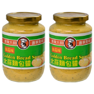 CHEF'S CHOICE 美味大師 強蒜味麵包醬, 470g, 2罐