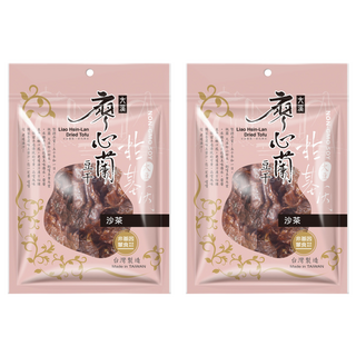 大溪廖心蘭豆干 非基改沙茶 台灣製造, 110g, 2包