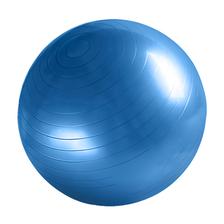 捷華 瑜珈球 藍色 附充氣泵, 65cm