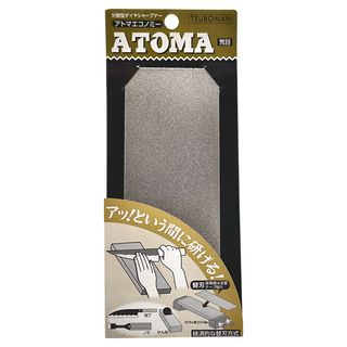 ATOMA 鑽石砥石 鋁座 荒目140番鑽石板 + 原廠鋁座, 210 x 75 x 1.5mm, 1個