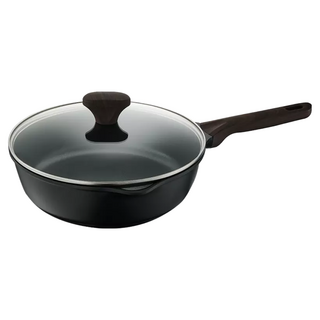 Kinyo 陶瓷不沾平煎鍋 附蓋, 28cm, 1個