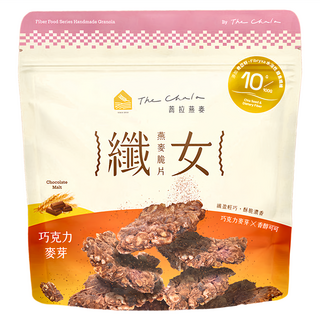 The Chala 蕎拉燕麥 纖女燕麥脆片，巧克力麥芽口味，高纖厚燕麥，酥脆口感, 150g, 1包