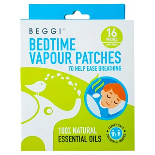 BEGGI Bedtime Vapour Patches 通鼻貼 天然成分 16貼, 1盒