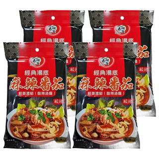 元泰碩宴 經典湯底 麻辣番茄, 260g, 4包