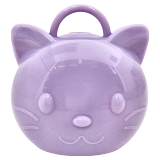 bab 培寶 萌萌猫奶嘴收納盒，附掛勾，可愛造型, 紫色, 1個