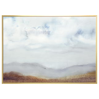 菠蘿選畫所 雲與山 APAA4607G 59.4 x 42cm 北歐風掛畫, 金色