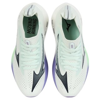 Mizuno 美津濃 NEO ZEN 女款慢跑鞋 J1GD258621, 25.5cm, 白色 + 紫色