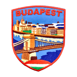 A-ONE 匯旺 布達佩斯多瑙河地標造型刺繡, 413 彩色, 1個