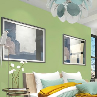 WA. WALL ART 馬卡龍色系 防水自黏壁紙 PVC材質, 300 x 60cm, 抹茶綠色