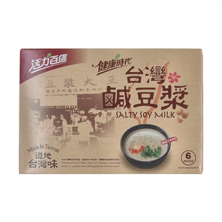 健康時代 台灣鹹豆漿 葷 32g x6包, 192g, 1盒