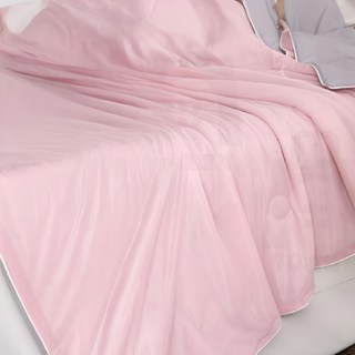 天絲涼感被 涼感絲 抗菌羽絲棉 150x200, 230 x 200cm雙人夏被, 冰莓粉 極凍冰冰被, 1個