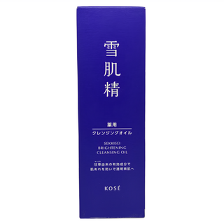 KOSE 高絲 SEKKISEI 雪肌精澄白薏透潔顏油150ml，深層清潔、亮白保濕，溫和卸除彩妝，打造透亮美肌, 1瓶, 150ml