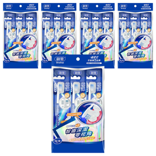 Shallop 刷樂 極薄深潔牙刷, 3支, 5包