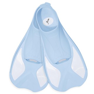 It's Life  自由潛水 藍色 短蛙鞋 套組, 淡藍色