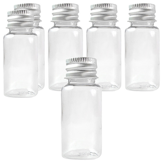 台灣 COSMOS 鋁蓋瓶 15ml, 透明色, 6個