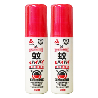 人生製藥 歐米天然防蚊液 蚊ByeBye, 60ml, 2瓶