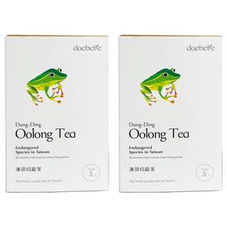 daebete 茶米茶 寶島生態 凍頂烏龍茶 Set, 台灣茗品茶葉, 冷熱沖泡皆可, 茶香濃郁回甘, 7g, 5包, 2盒