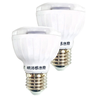 明沛 2W LED紅外線感應燈 (E27款) 黃光, 2個