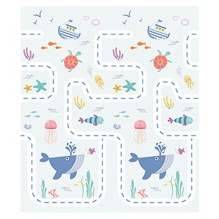 寶寶爬行墊, 海洋世界 + 蘑菇樂園