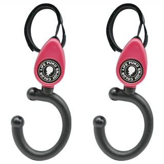 PUKU 藍色企鵝 Color Hook 掛勾, 葡萄紫, 2個