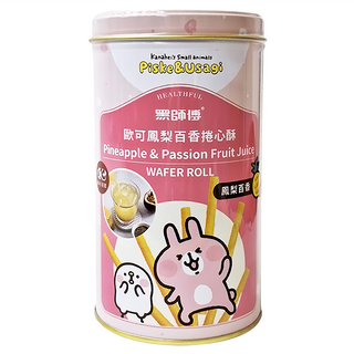 黑師傅 捲心酥 歐可鳳梨百香口味, 400g, 1罐