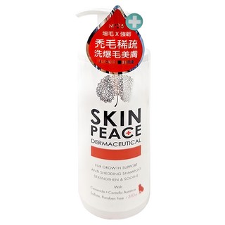 SKIN PEACE 肌本和平 敏弱寵物醫美理膚沐浴乳 N°25 爆毛美膚配方 增毛X 舒緩X 強韌 犬貓適用, 310ml, 1瓶