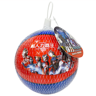 彈力小籃球 超人力霸王, 紅色 + 藍色, 1個, SDA38A