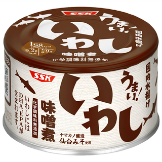 SSK 清水食品 沙丁魚 味噌煮罐 150g, 日本產, 味噌風味, 即食罐頭, 1罐