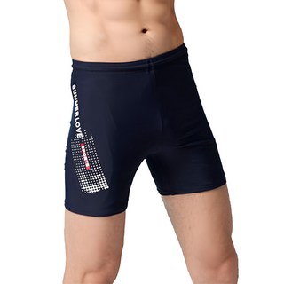 Summer Love 夏之戀 大男五分泳褲 尼龍80% 彈性纖維20%, 3L, 深藍色