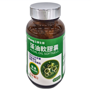 LiKang 立康生醫 藻油軟膠囊 日本進口 DHA+EPA, 515mg, 60顆, 1罐
