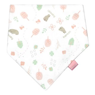 US baby 優生 寶寶三角圍兜 100%棉 (精梳棉), 37 x 18cm, 粉色