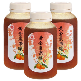 美雅宜蘭餅 黃金棗果釀, 原味果粒，嚴選食材，料理百變, 500g, 3瓶