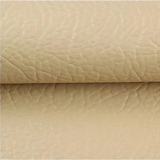 自黏背膠皮革修補貼片 135x70cm 加大質感可裁切 防水, 米黃色, 1個