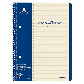 KOKUYO 國譽 可撕式線圈裝筆記本 A5, 橫線, 1本