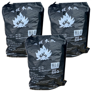 高級木炭 用於燒烤食材 印尼產, 1.2kg, 3包