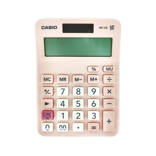 CASIO 卡西歐 計算機 MX-12B, 粉色, 1個