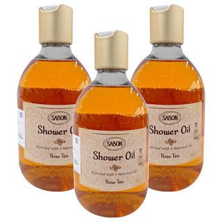 SABON 玫瑰茶語沐浴油, 300ml, 3瓶