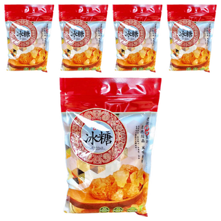 珍田生機 古早味冰糖，天然古法工序，蔗香濃郁，百搭口味, 400g, 5包