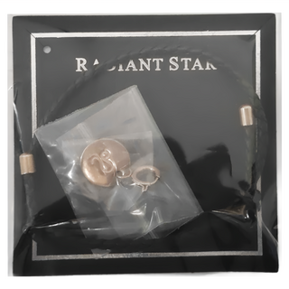 RADIANT STAR 璀璨之星 占星物語可換墜飾星座符號可調式真皮編織手環 RS自訂 VRS148-159